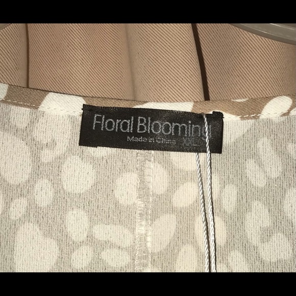 NWT Floral Blooming  Tunic Dress Great Cover up Lightweight Sheer Comfor… - Picture 5 of 5